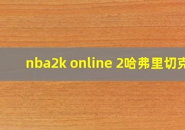 nba2k online 2哈弗里切克